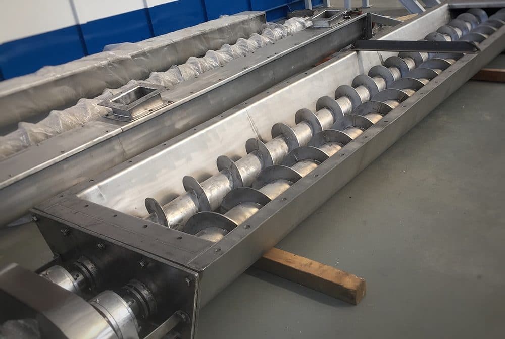 Fabricação de Roscas Transportadoras em Aço Inox Carbono